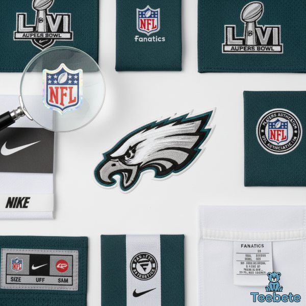 NFL Eagles Logo Authentication Tags And Holograms NFL Eagles Logo Authentication Tags And Holograms