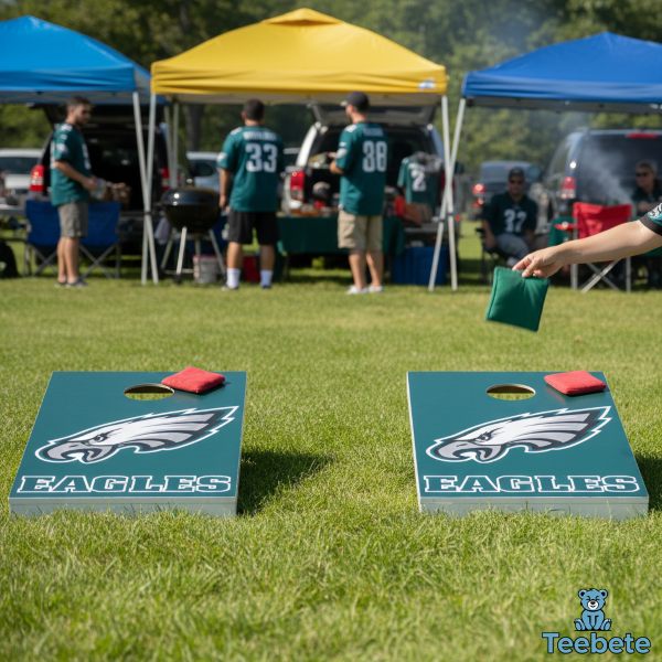 Philadelphia Eagles Cornhole Board Decals Tailgate Game