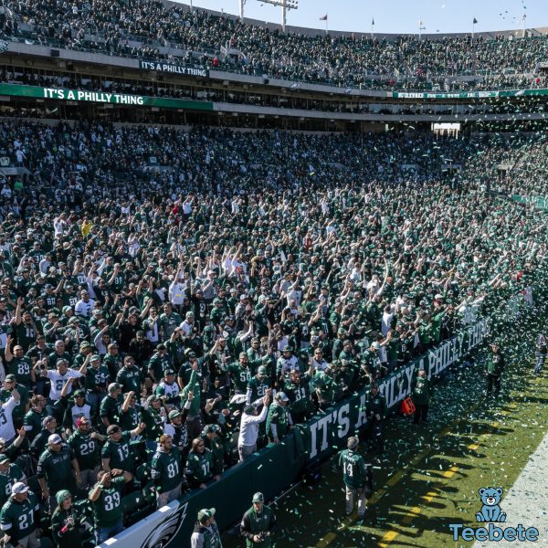 Philadelphia Eagles Fans Celebrating Lincoln Financial Field Game Day