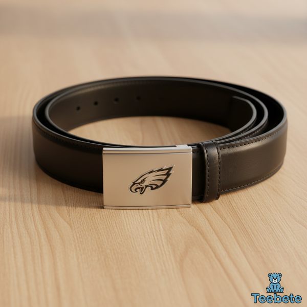 Philadelphia Eagles Leather Belt With Subtle Team Branding