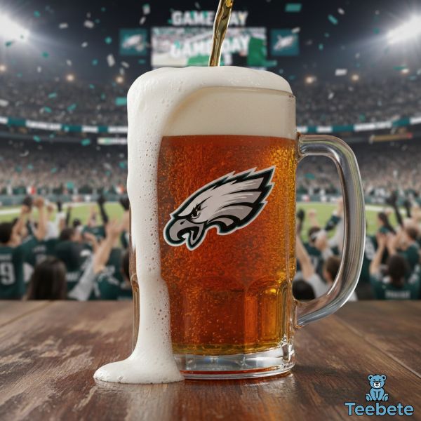Philadelphia Eagles Logo Beer Mug Game Day Philadelphia Eagles Logo Beer Mug Game Day