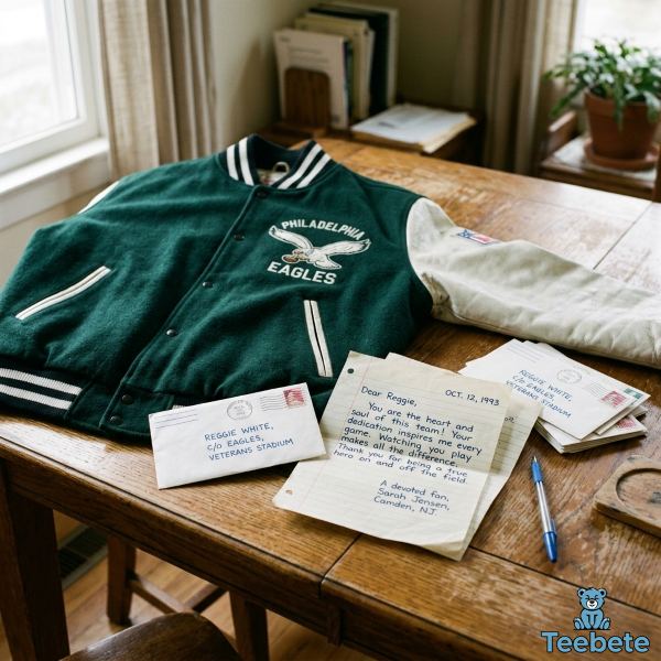 Philadelphia Eagles Varsity Jacket Gift From Fan Real Life Story