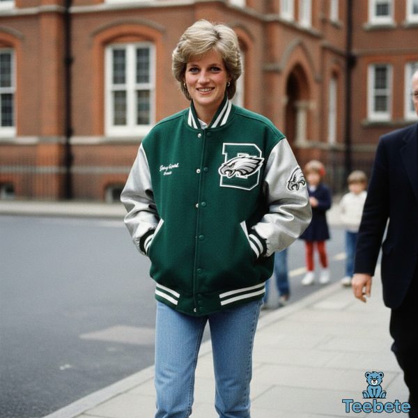 Princess Diana Philadelphia Eagles Jacket 1991