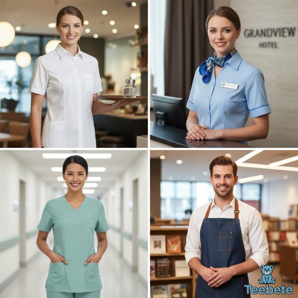 Professional Uniforms Cotton Poplin Fabric Workwear Professional Uniforms Cotton Poplin Fabric Workwear