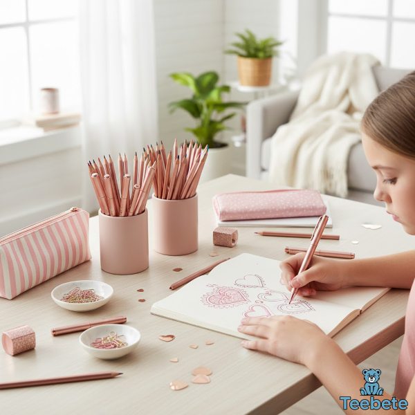 Rose Gold Art Supplies For Young Artists Rose Gold Art Supplies For Young Artists