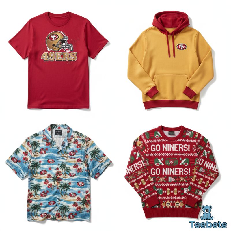San Francisco 49ers Apparel Collection T-Shirts, Hoodies, and Fan Gear