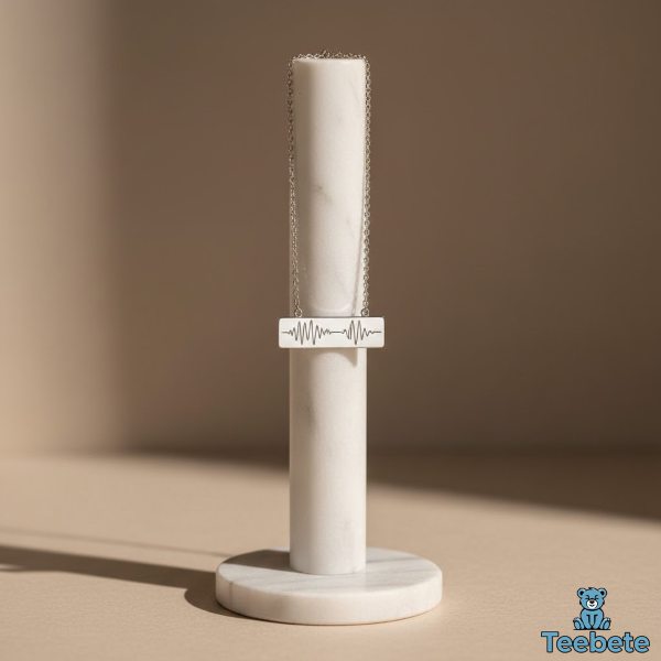 Soundwave Necklace I Love You Jewelry