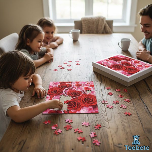 Valentines Puzzle Set For Family Fun Valentines Puzzle Set For Family Fun