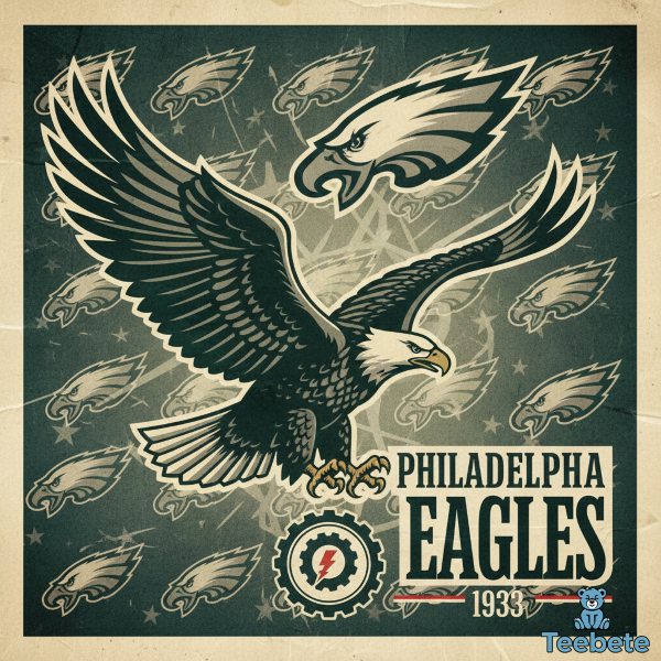 Vintage Philadelphia Eagles 1933 Team Heritage Symbol