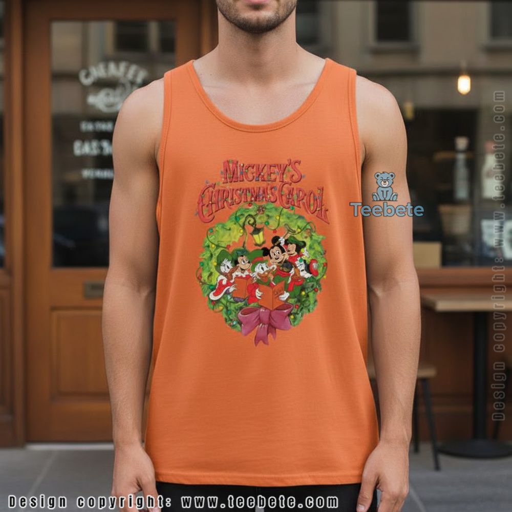 A Christmas Carol Disney Tanktop Mickey Mouse Donald Duck A Christmas Carol Disney Tanktop Mickey Mouse Donald Duck