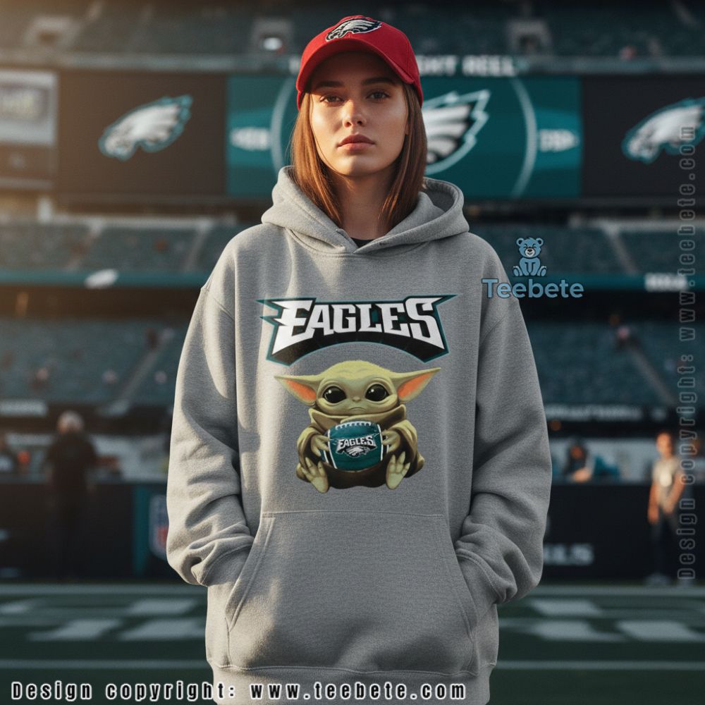 Baby Yoda Philadelphia Eagles Hoodie Star Wars Football Baby Yoda Philadelphia Eagles Hoodie Star Wars Football