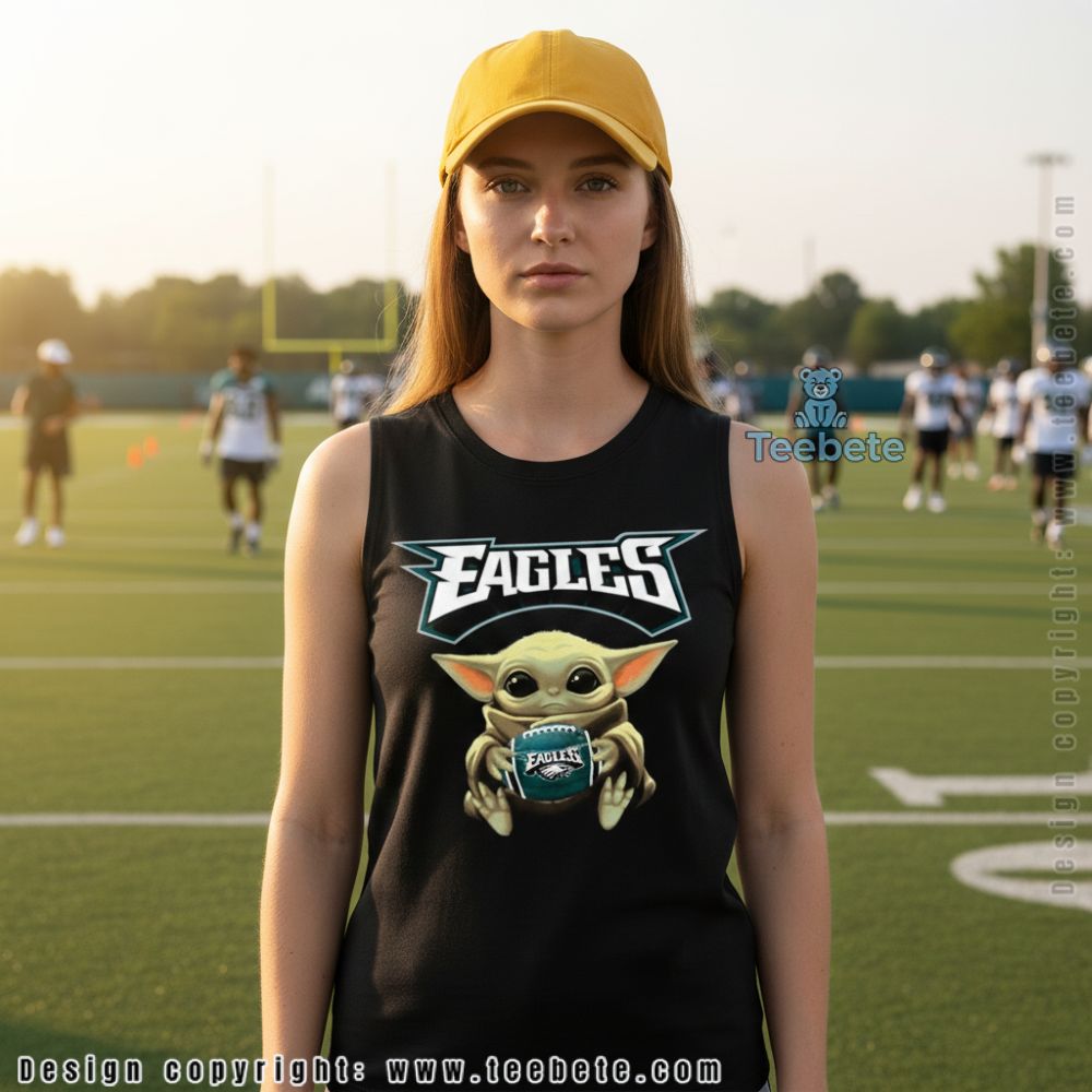 Baby Yoda Philadelphia Eagles Tanktop Star Wars Football Baby Yoda Philadelphia Eagles Tanktop Star Wars Football