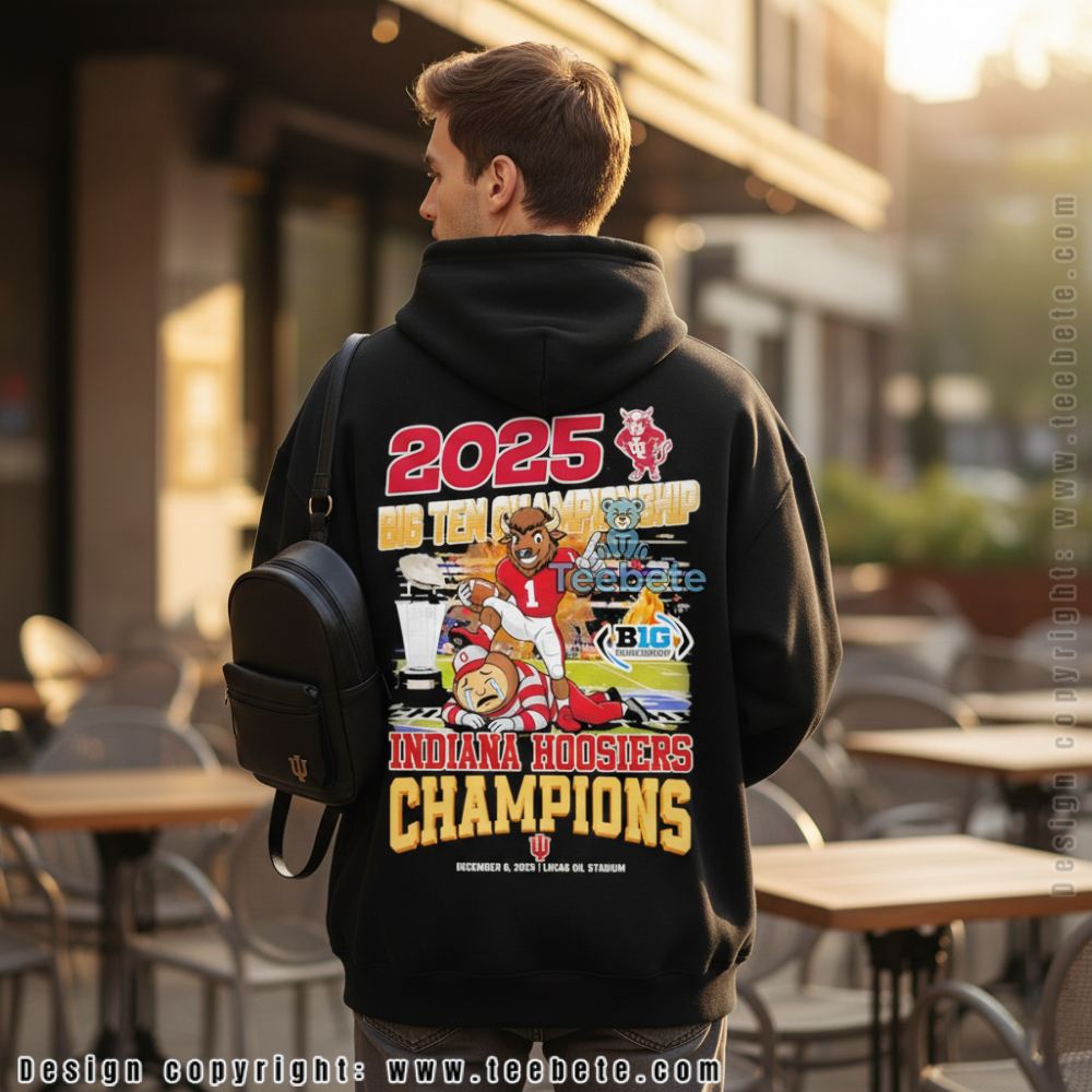 Big Ten Championship Indiana Hoosiers Beat Ohio State Buckeye Hoodie Women Big Ten Championship Indiana Hoosiers Beat Ohio State Buckeye Hoodie Women