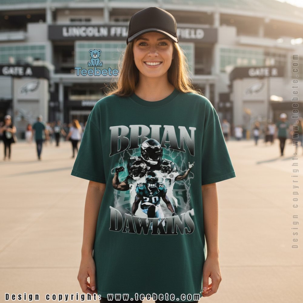 Brian Dawkins Philadelphia Eagles 20 Vintage Shirt