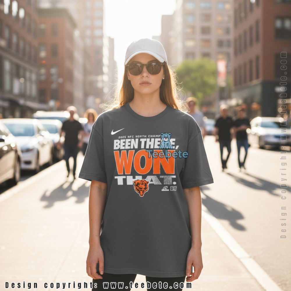 Chicago Bears 2025 Nfc North Champions Locker Room Shirt