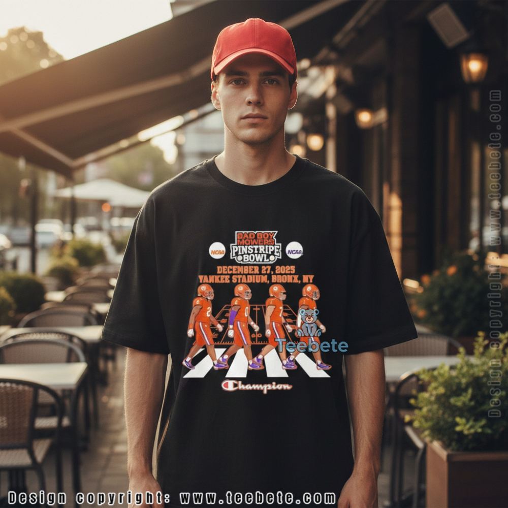 Clemson Tigers Bad Boy Mowers Pinstripe Bowl Champions Teen Shirt