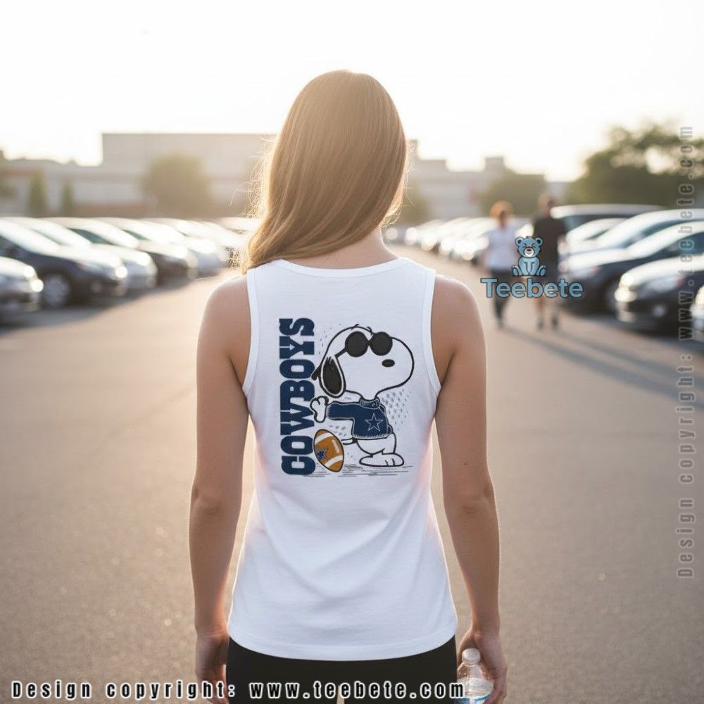 Cool Snoopy Dallas Cowboys Tanktop For Youth Cool Snoopy Dallas Cowboys Tanktop For Youth