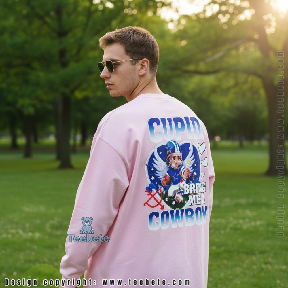 Cupid Dallas Cowboys Valentine Day Long Sleeve Cupid Dallas Cowboys Valentine Day Long Sleeve