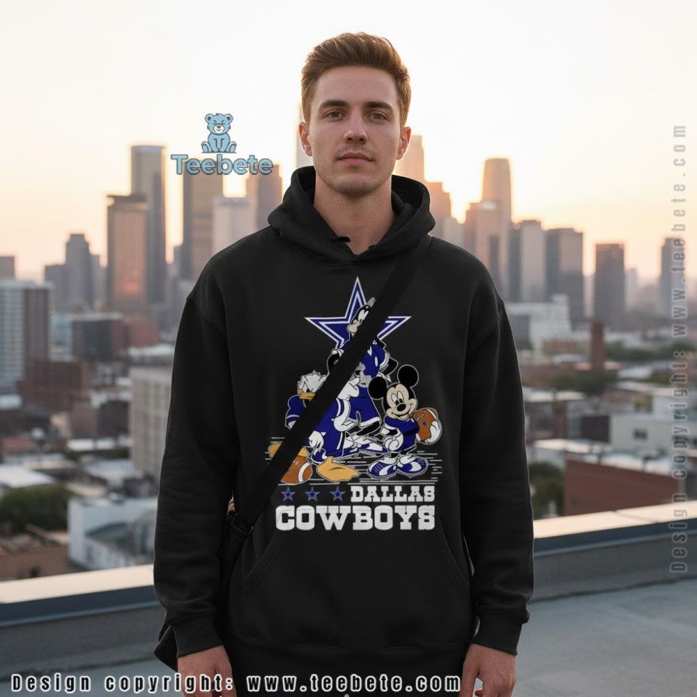 Dallas Cowboys Disney Hoodie Mickey Donald Goofy Dallas Cowboys Disney Hoodie Mickey Donald Goofy