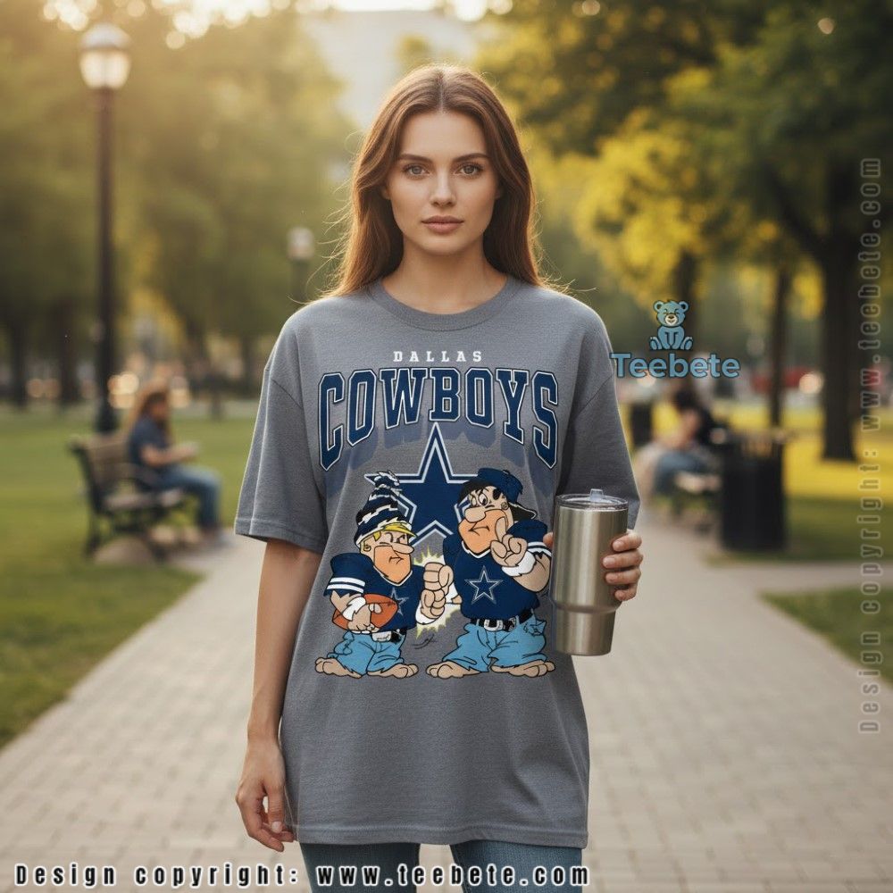 Dallas Cowboys Flintstones Shirt 90S Style Football