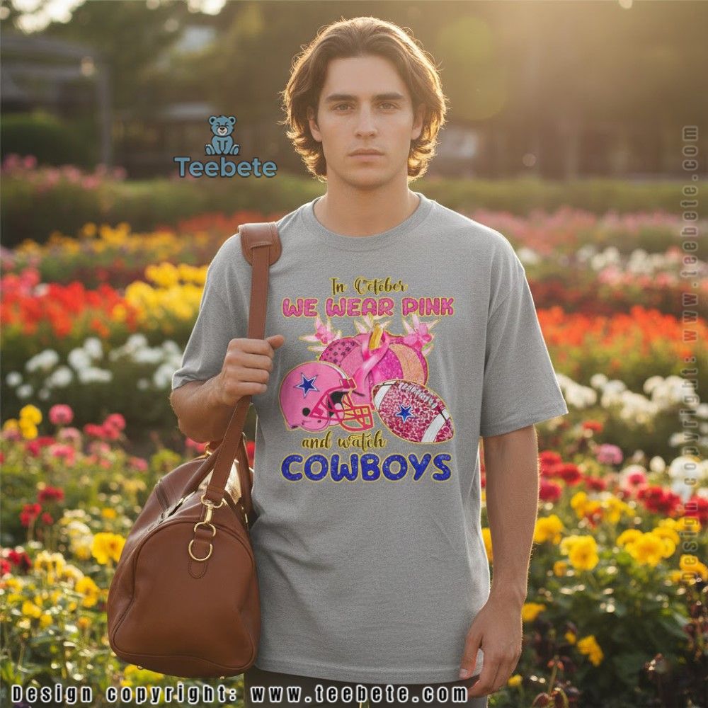 Dallas Cowboys Pink October Shirt Breast Cancer Awareness Shirt