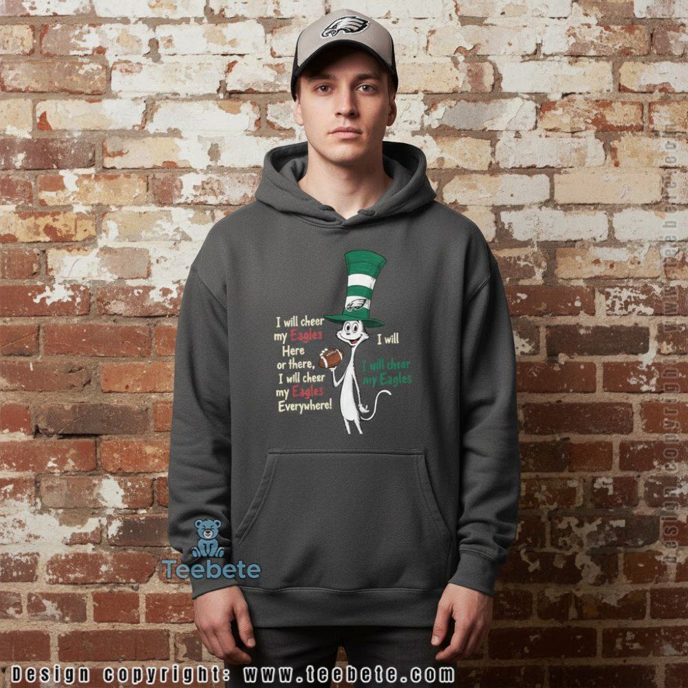 Dr Seuss Cat In The Hat Philadelphia Eagles Hoodie Dr Seuss Cat In The Hat Philadelphia Eagles Hoodie