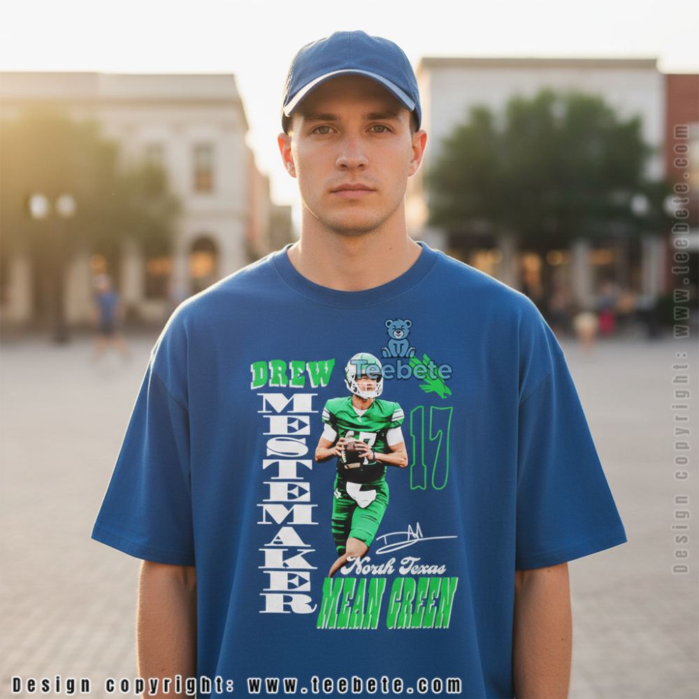 Drew Mestemaker North Texas Mean Green Player Shirt Men