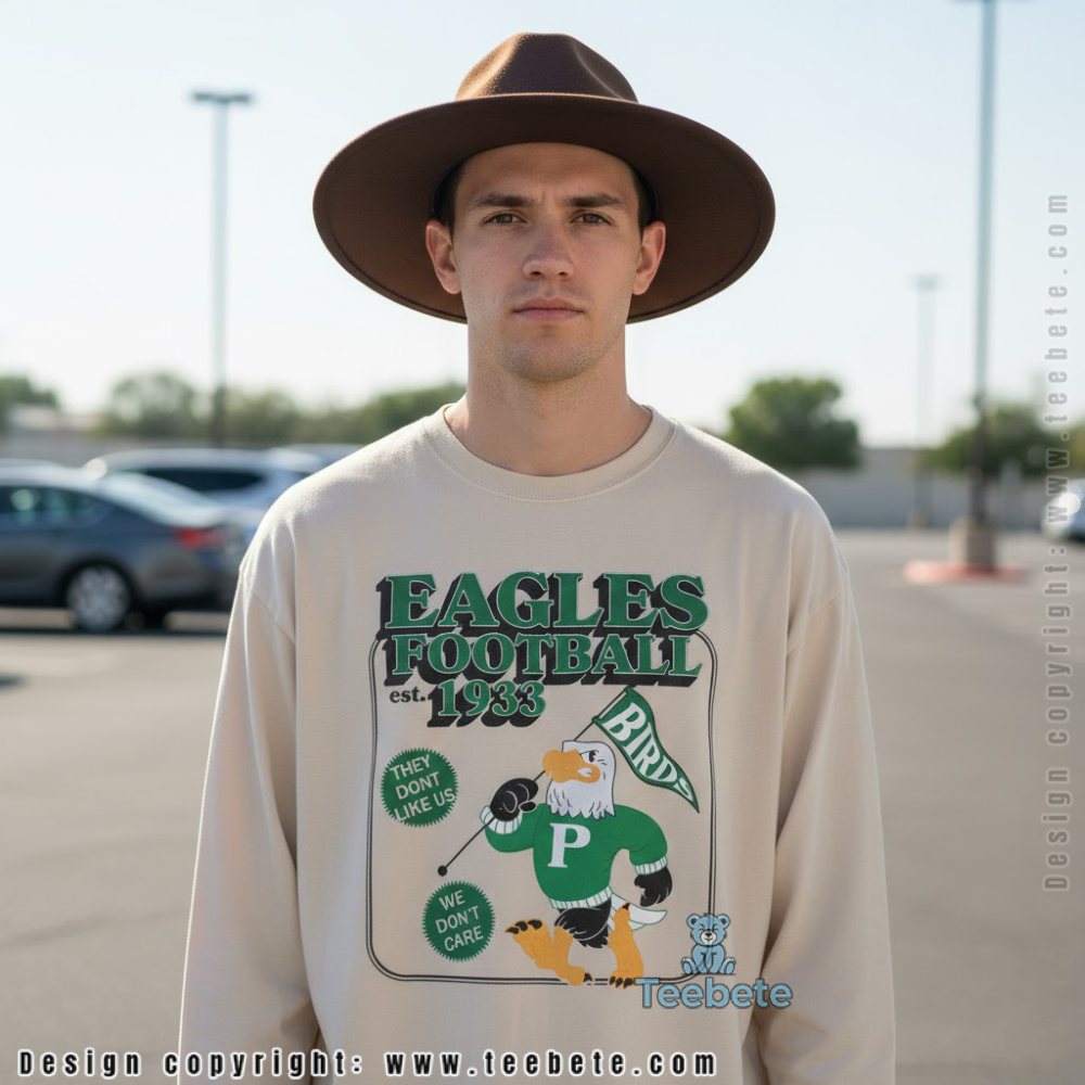 Eagles Football Est 1933 Vintage Long Sleeve Eagles Football Est 1933 Vintage Long Sleeve