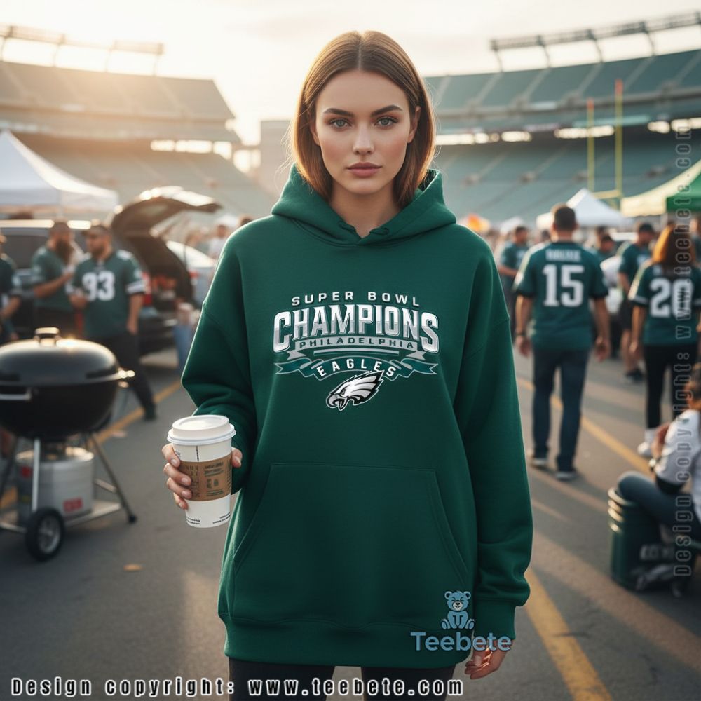 Eagles Super Bowl Champions Lix Hoodie Philadelphia Win Eagles Super Bowl Champions Lix Hoodie Philadelphia Win