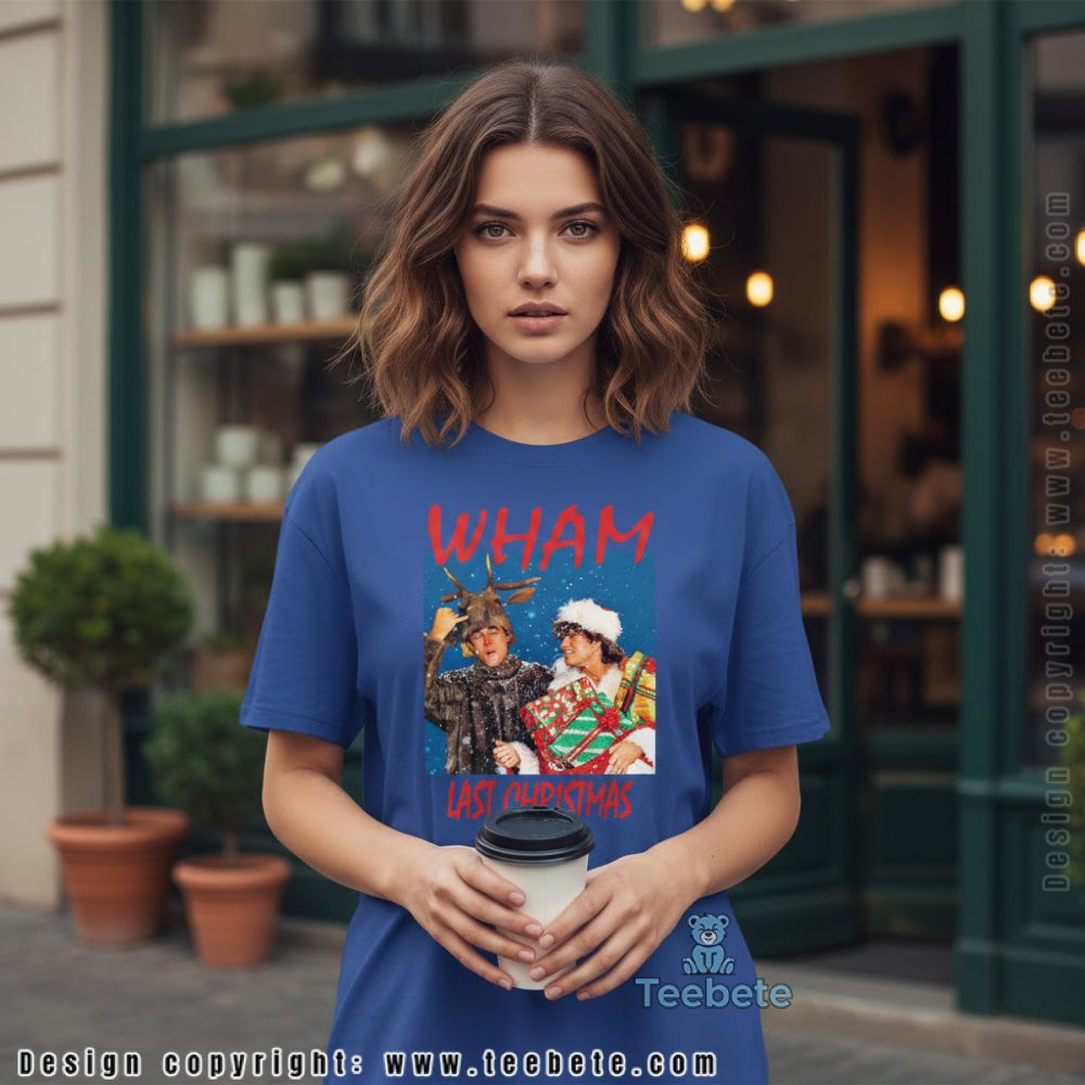 George Michael Last Christmas Wham Retro Shirt