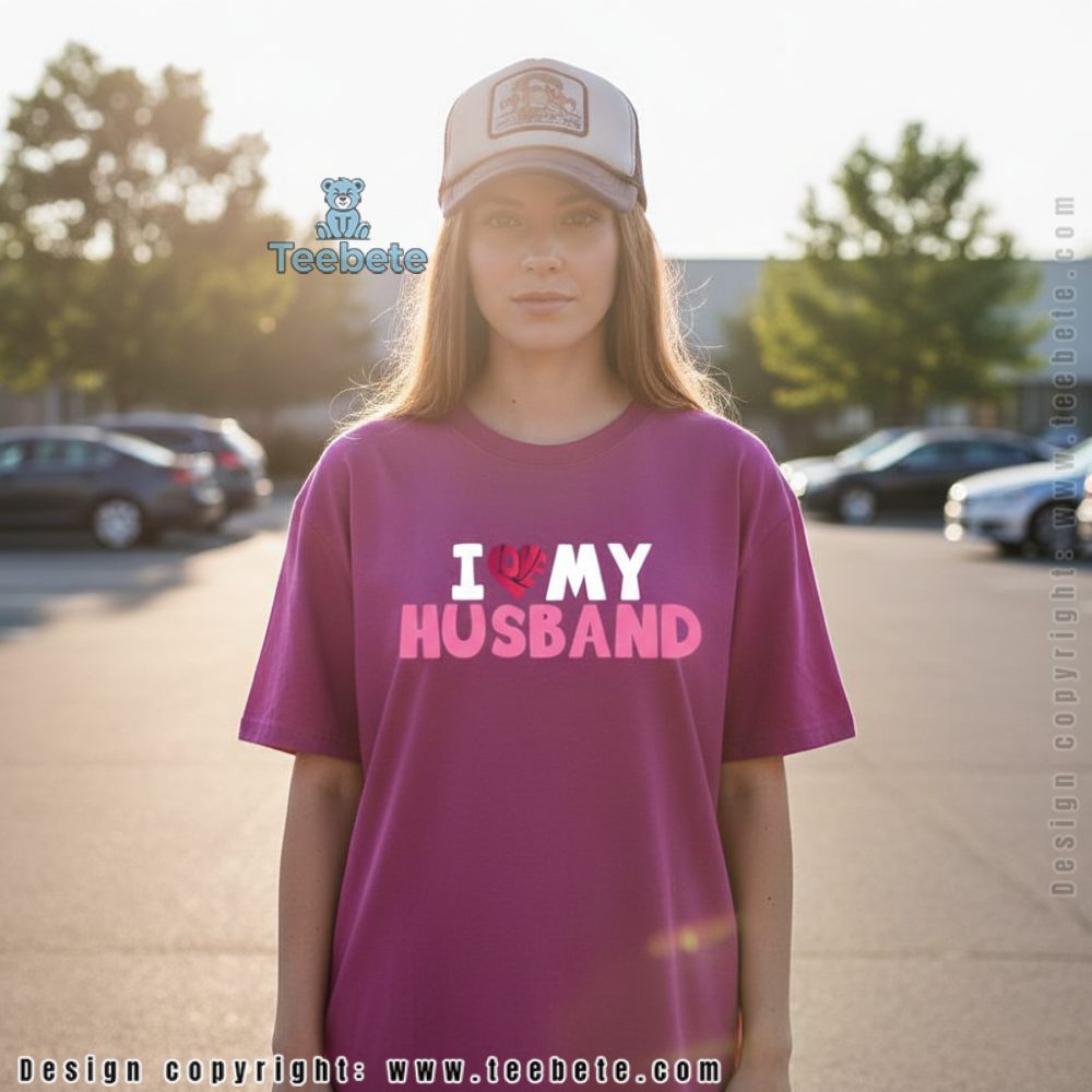 Happy Wife I Love My Husband Valentines Day Tee