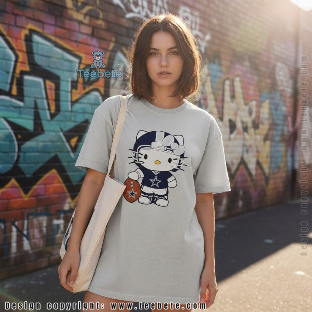 Hello Kitty Dallas Cowboys Shirt For Women
