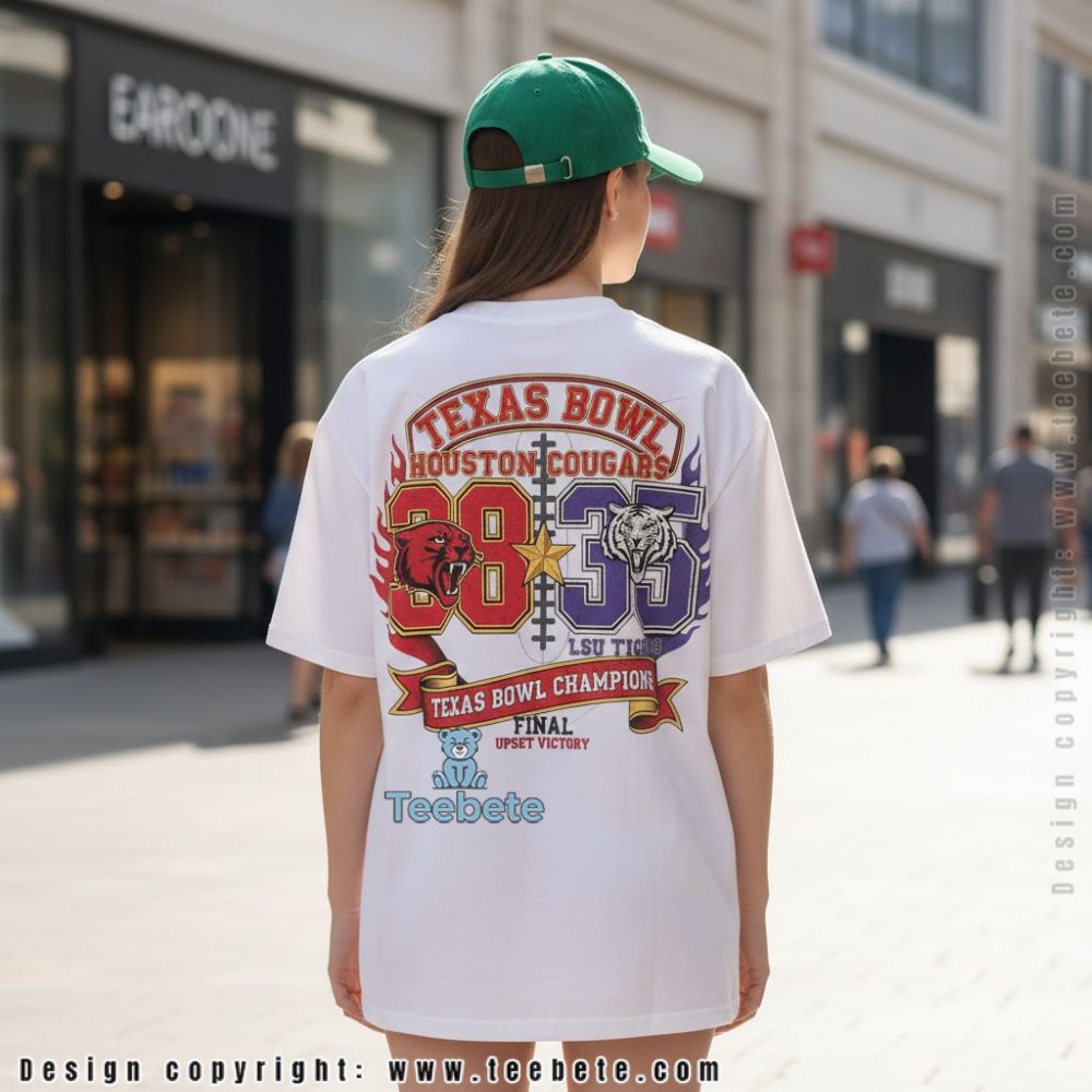 Houston Cougars Vs Lsu Tigers 38 35 Shirt Texas Bowl Victory