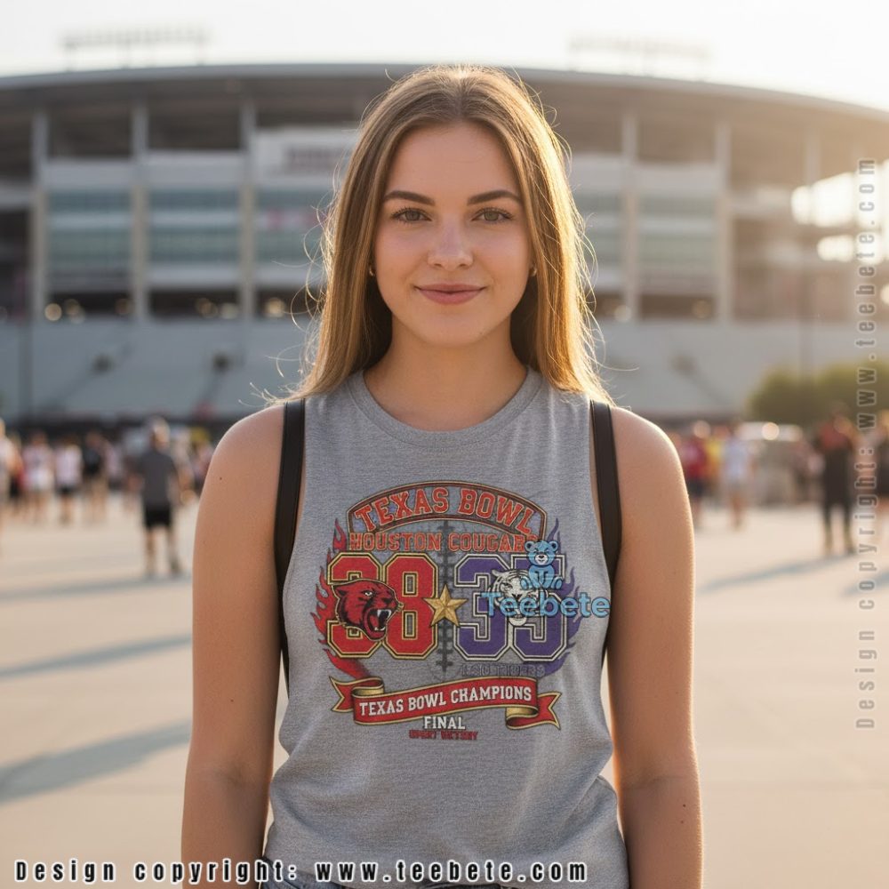 Houston Cougars Vs Lsu Tigers 38 35 Tanktop Texas Bowl Victory Houston Cougars Vs Lsu Tigers 38 35 Tanktop Texas Bowl Victory