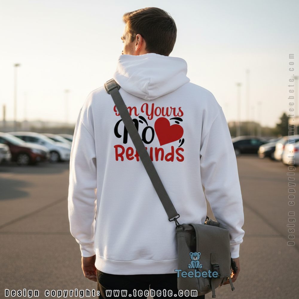 Im Yours No Refunds Love Hoodie Funny Valentines Gift Im Yours No Refunds Love Hoodie Funny Valentines Gift