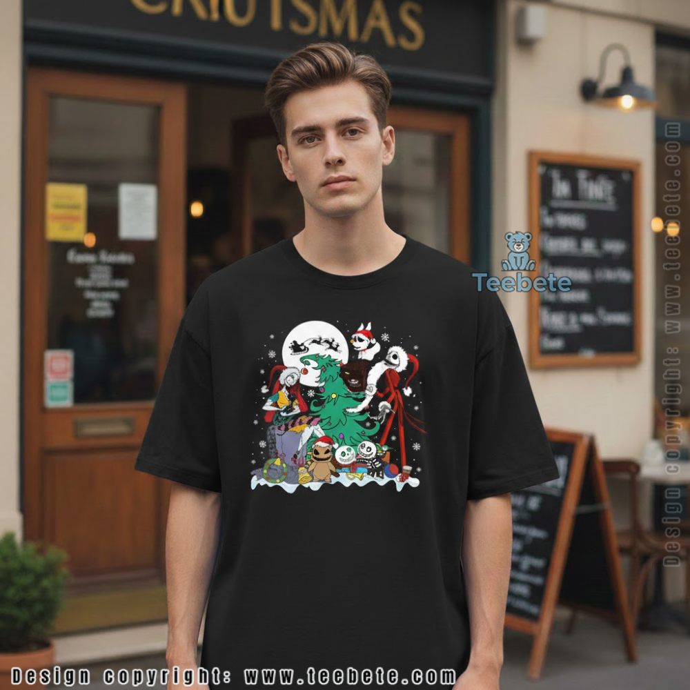 Jolly Holiday Penguins Christmas Shirt Festive Winter Penguin Design