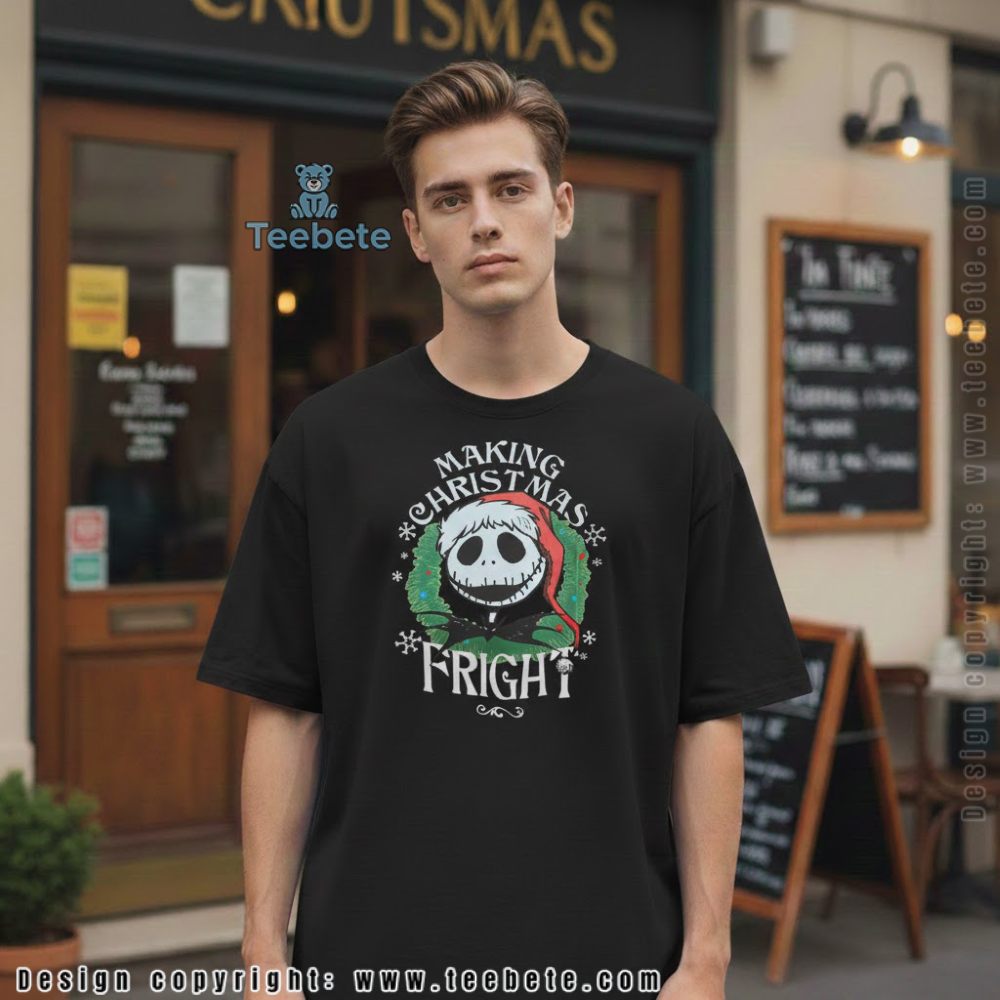 Is Nightmare Before Christmas Disney Fright Jack Skellington Shirt