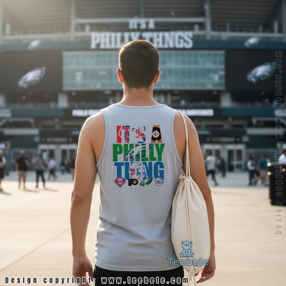Its A Philly Thing Four Sports Teams Logo Tanktop Its A Philly Thing Four Sports Teams Logo Tanktop