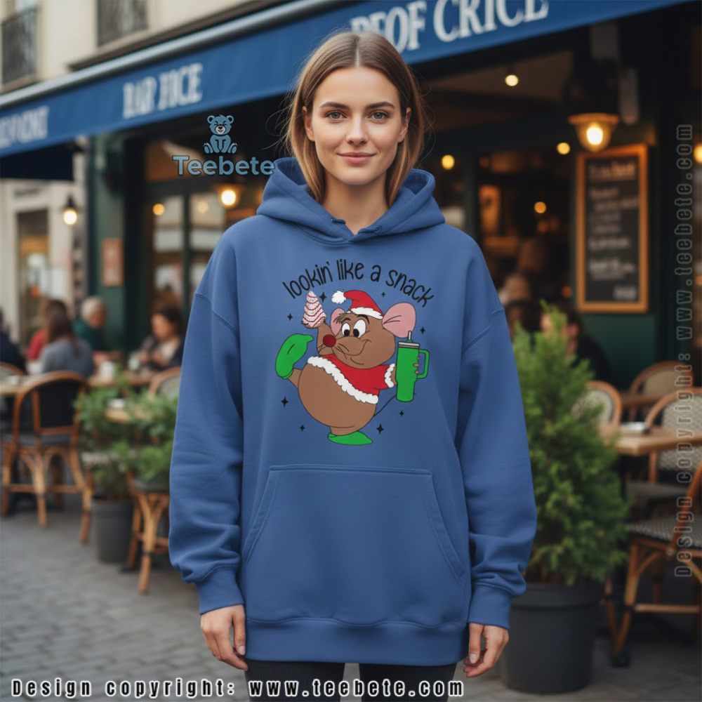 Lookin Like A Snack Christmas Mouse Hoodie Funny Holiday Lookin Like A Snack Christmas Mouse Hoodie Funny Holiday