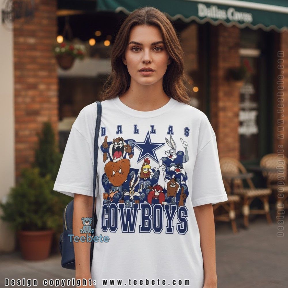 Looney Tunes Dallas Cowboys Shirt Bugs Bunny Taz Sweatshirt