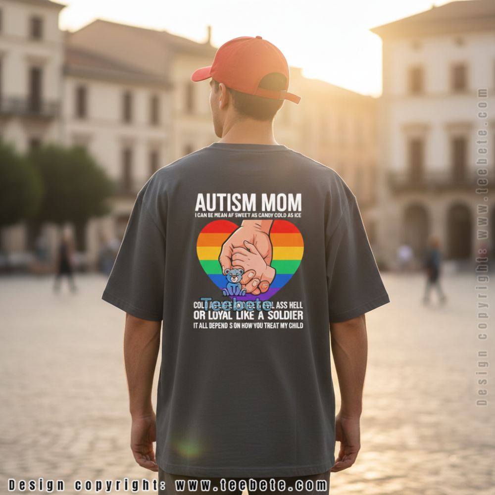 Loyal Like A Soldier Autism Awareness Mom Shirt