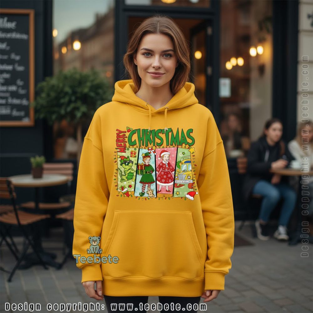 Magic School Bus Christmas Hoodie Ms Frizzle Characters Holiday Magic School Bus Christmas Hoodie Ms Frizzle Characters Holiday