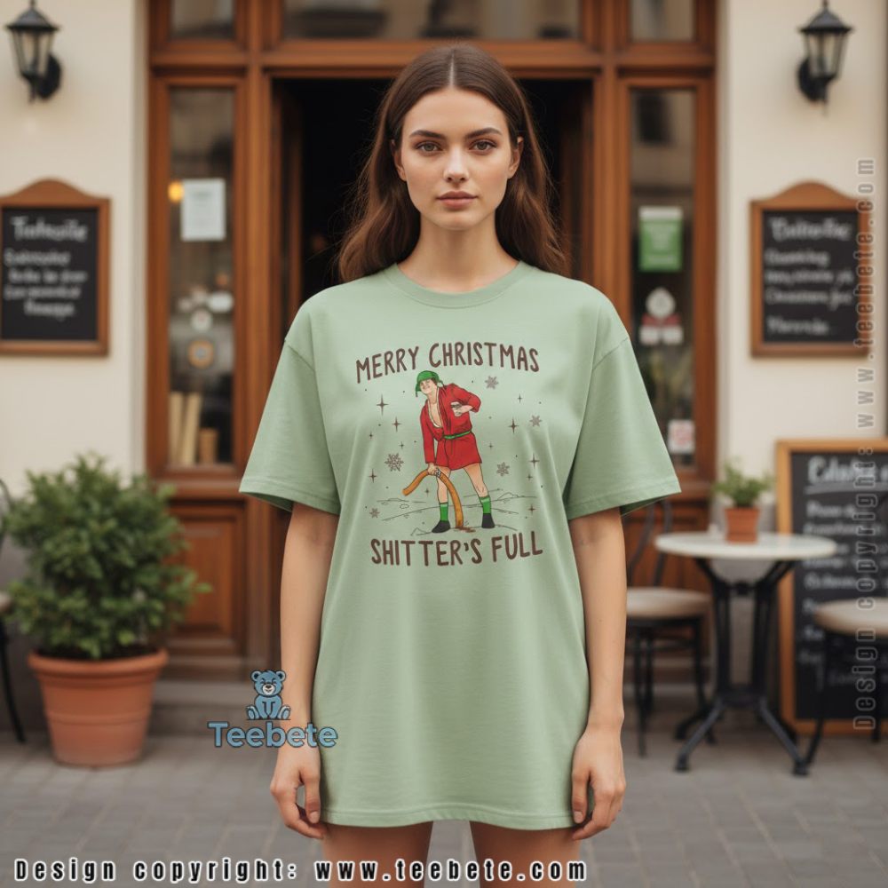 Merry Christmas Shitters Full Shirt Funny Christmas Gifts