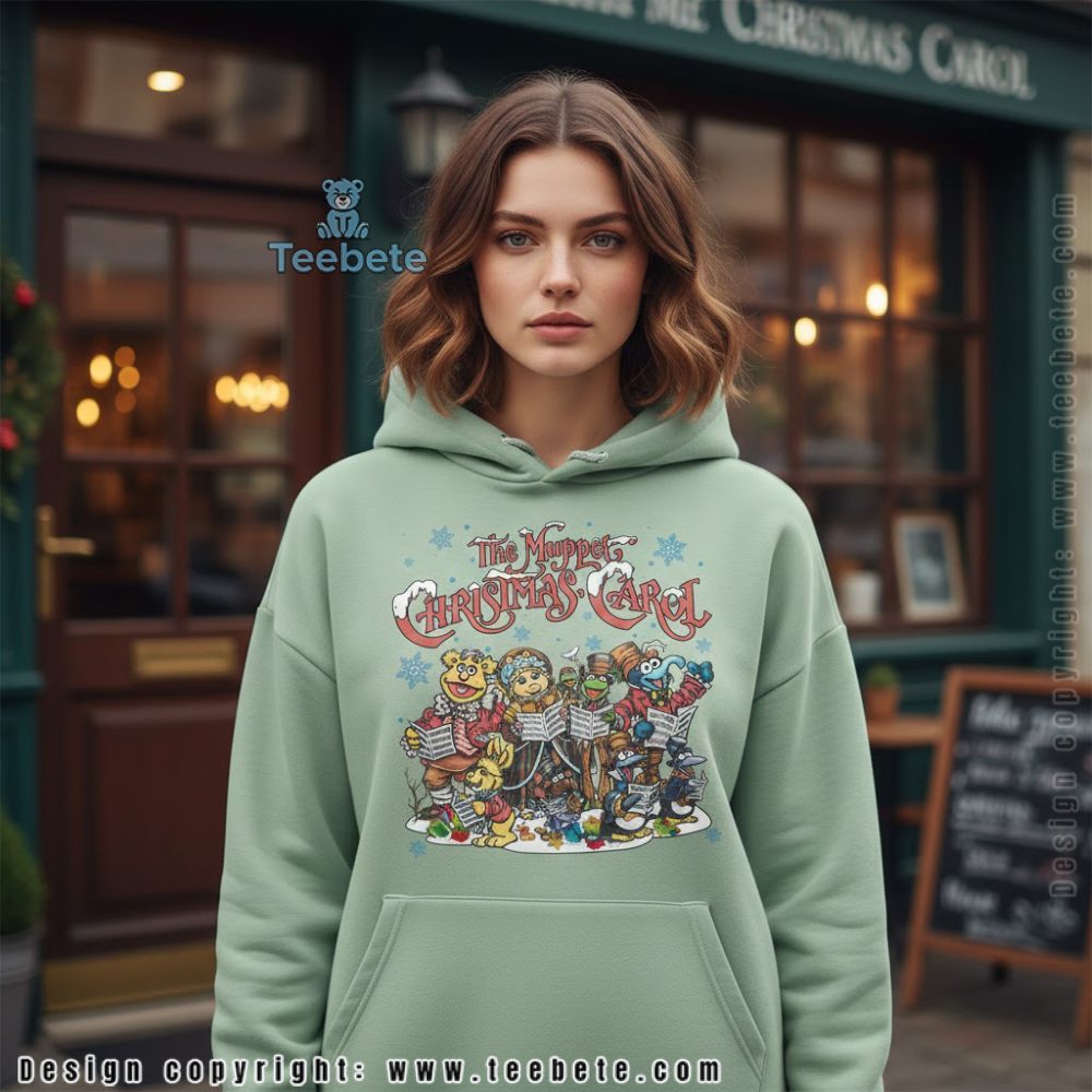 Muppets Christmas Carol Hoodie Vintage Style Muppets Christmas Carol Hoodie Vintage Style