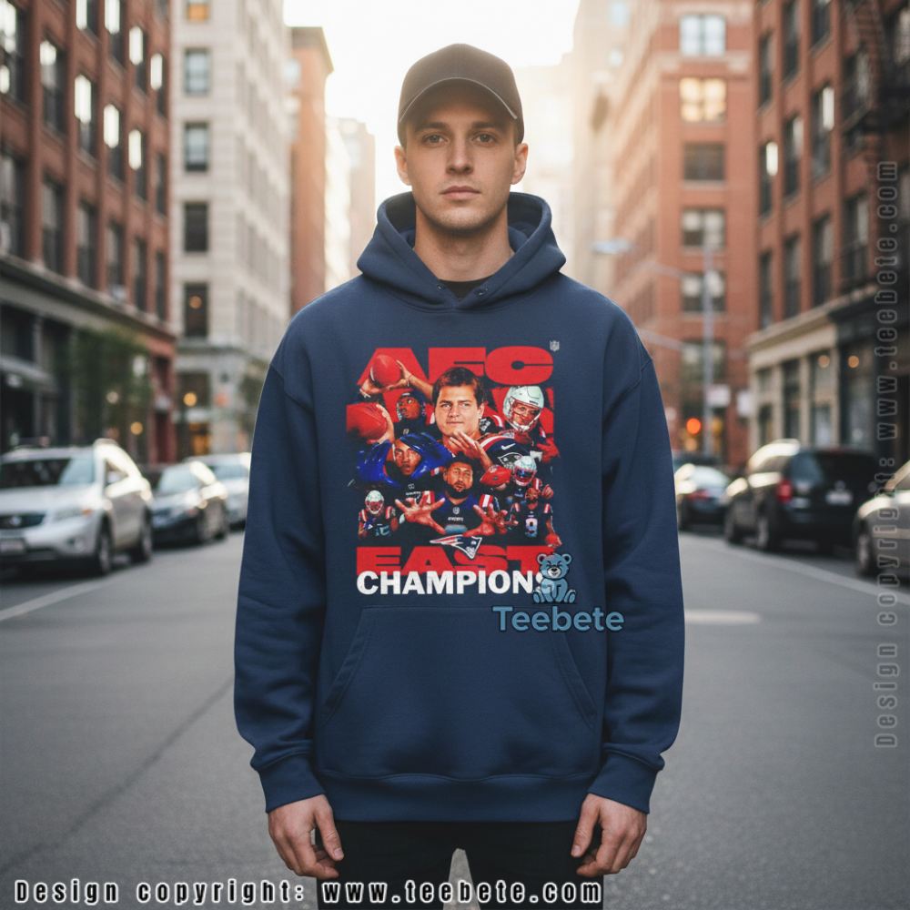 New England Patriots Winning The Afc East Youth Hoodie New England Patriots Winning The Afc East Youth Hoodie
