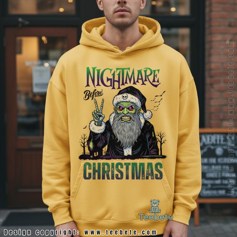 Nightmare Before Christmas Zombie Grinchmas Hoodie Nightmare Before Christmas Zombie Grinchmas Hoodie