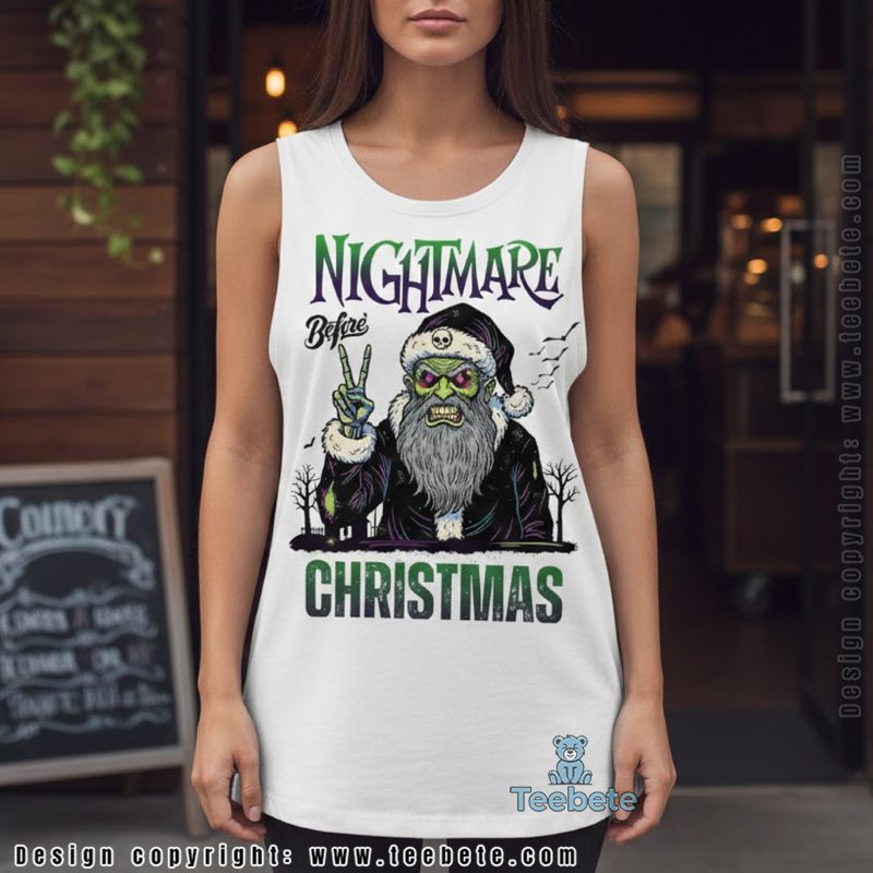 Nightmare Before Christmas Zombie Grinchmas Tanktop Nightmare Before Christmas Zombie Grinchmas Tanktop