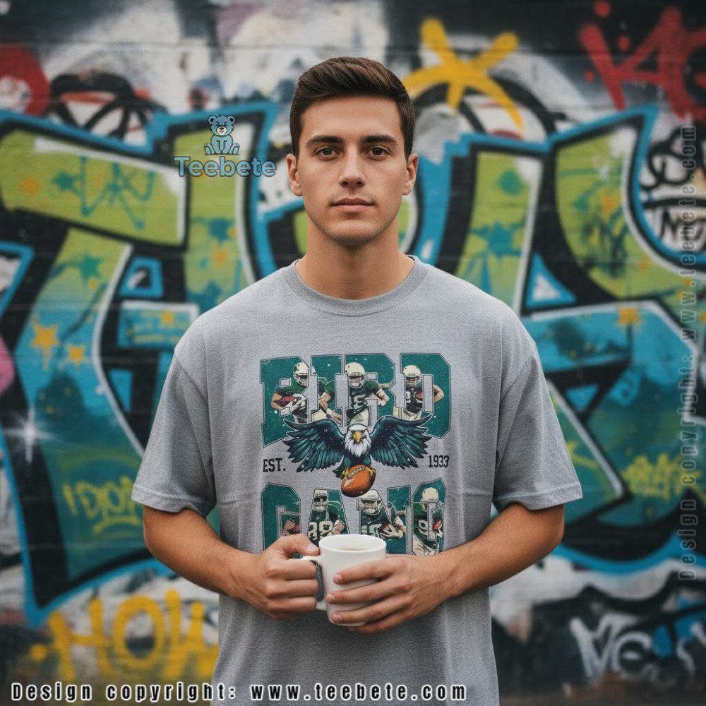 Philadelphia Eagles Bird Gang Established 1933 Tee