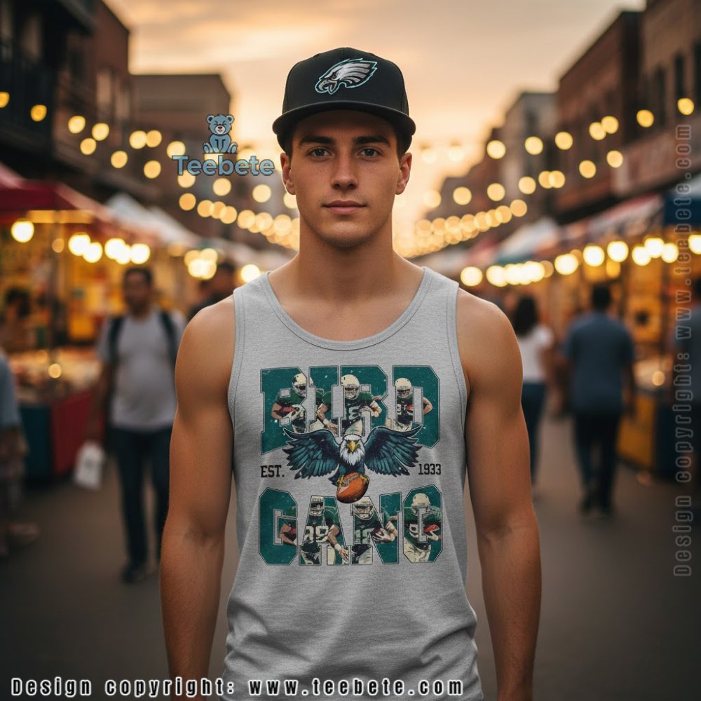 Philadelphia Eagles Bird Gang Established 1933 Tanktop Philadelphia Eagles Bird Gang Established 1933 Tanktop
