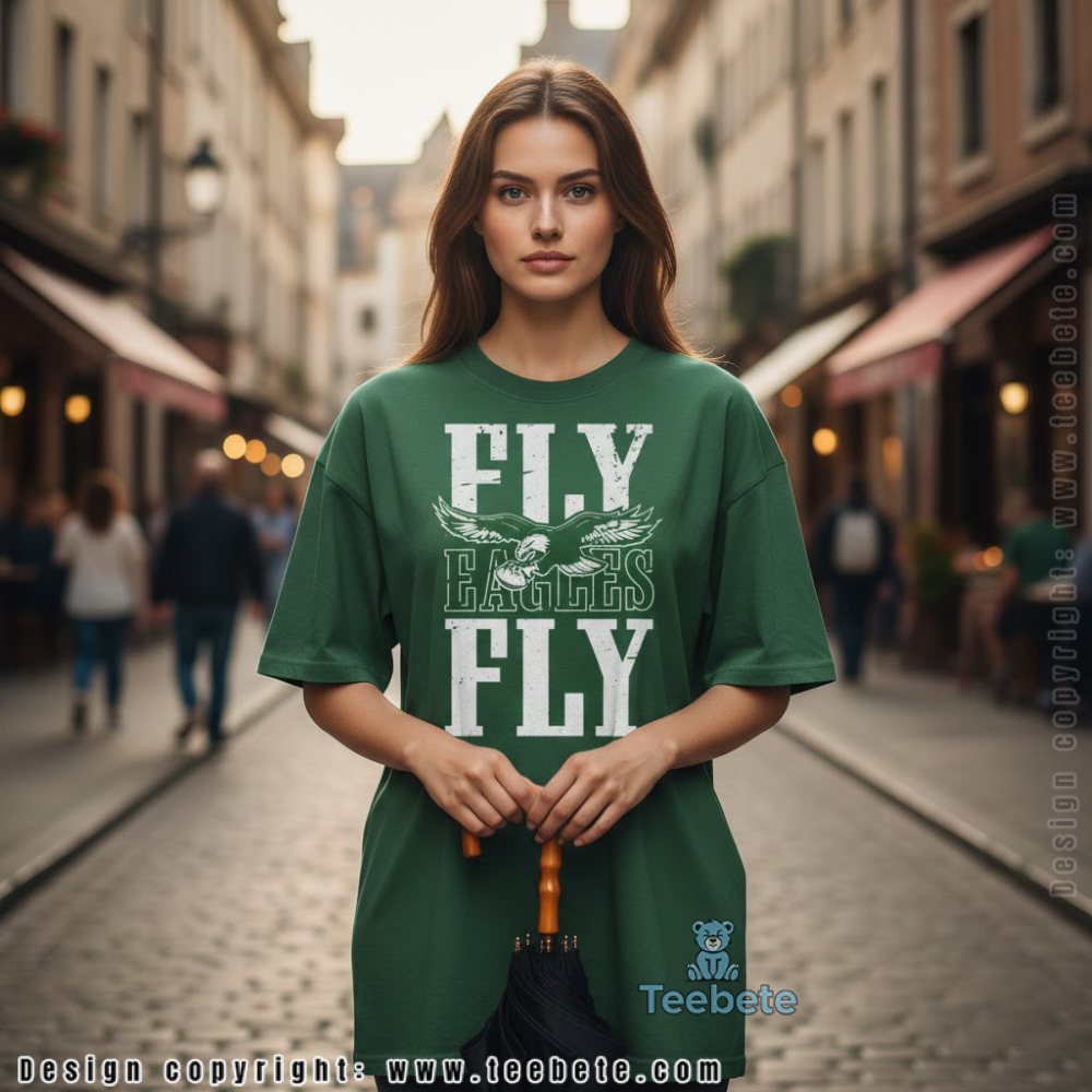 Philadelphia Eagles Fly Eagles Fly Retro Shirt